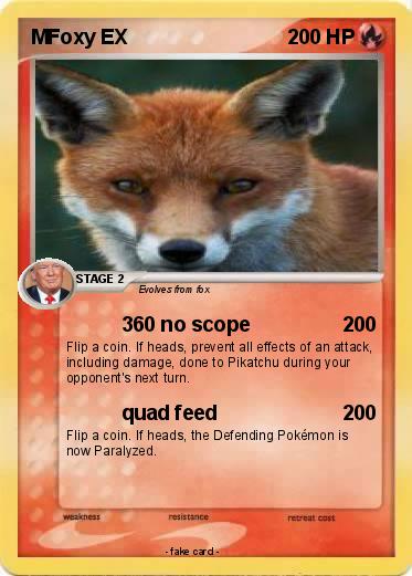 Pokemon MFoxy EX