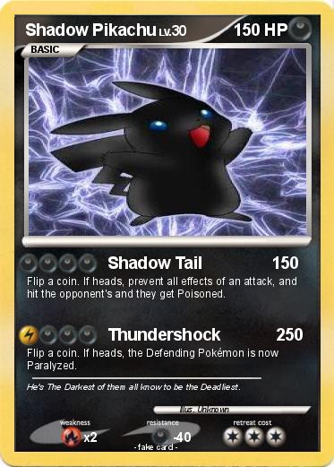 Pokemon Shadow Pikachu