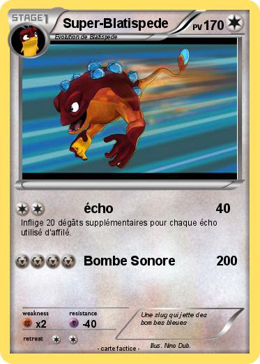 Pokemon Super-Blatispede