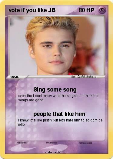 Pokemon vote if you like JB