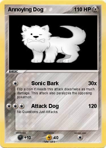 Pokemon Annoying Dog
