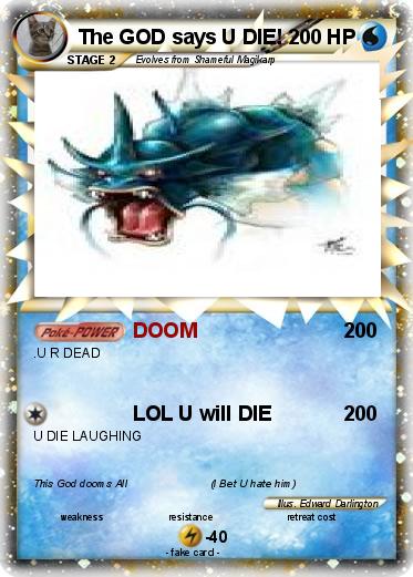 Pokemon The GOD says U DIE!