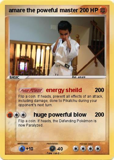 Pokemon amare the poweful master