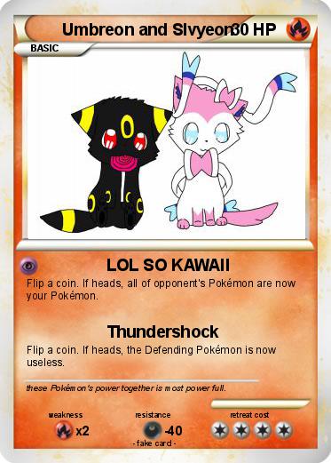 Pokemon Umbreon and Slvyeon