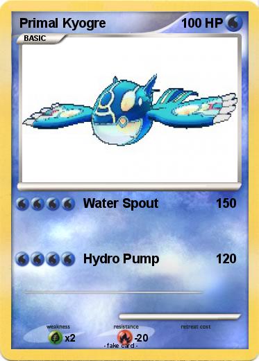 Pokemon Primal Kyogre
