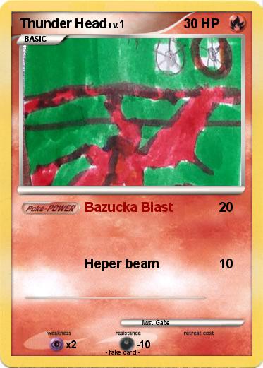 Pokemon Thunder Head