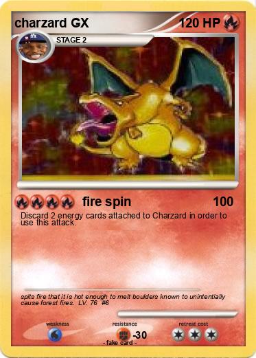 Pokemon charzard GX