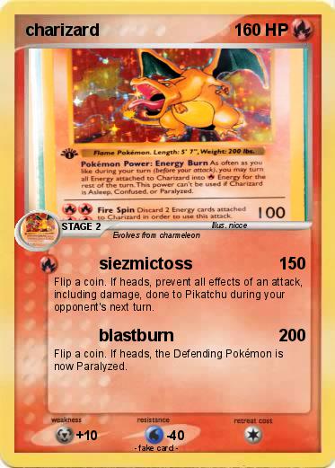 Pokemon charizard