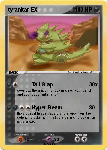 Pokemon tyranitar EX