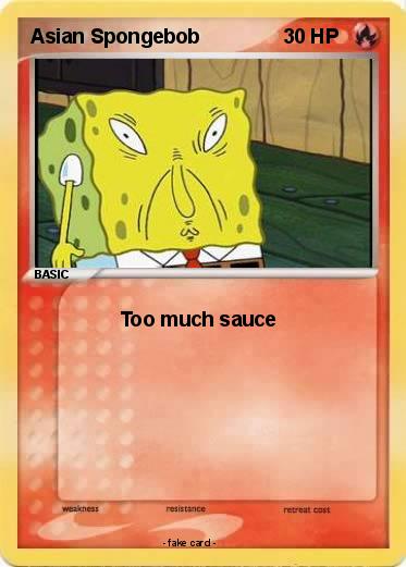 Pokemon Asian Spongebob