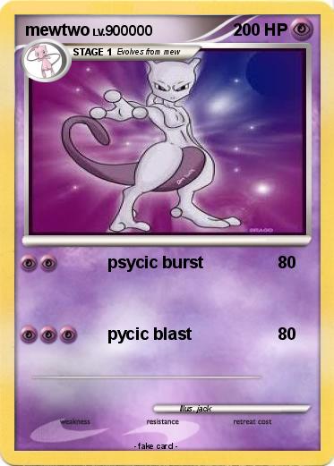 Pokemon mewtwo
