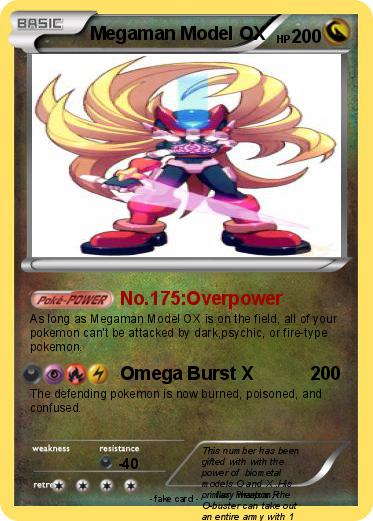 Pokemon Megaman Model OX