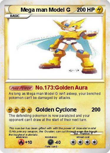 Pokemon Mega man Model G