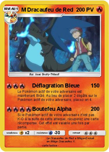 Pokemon M Dracaufeu de Red