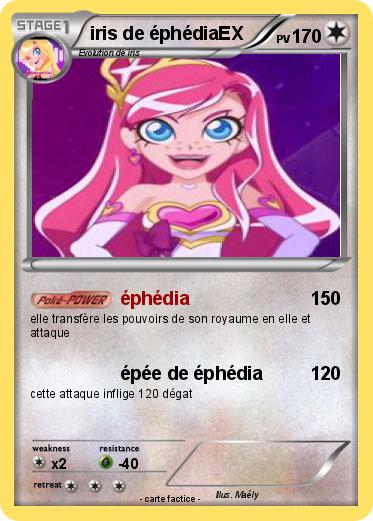 Pokemon iris de éphédiaEX