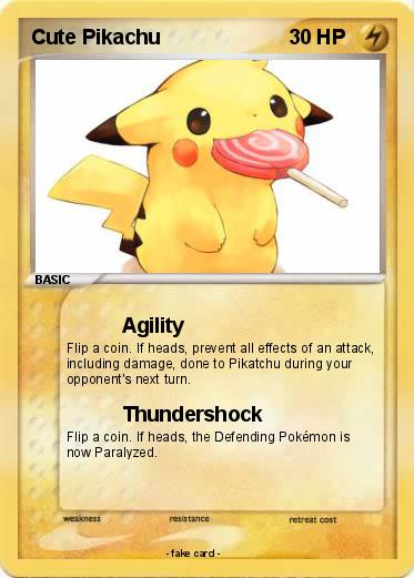 Pokemon Cute Pikachu
