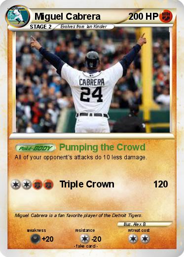 Pokemon Miguel Cabrera