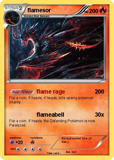 Pokemon flamesor