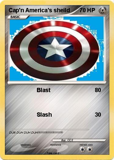 Pokemon Cap'n America's sheild