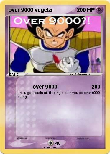 Pokemon over 9000 vegeta
