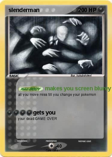 Pokemon slenderman