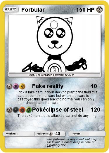 Pokemon Forbular