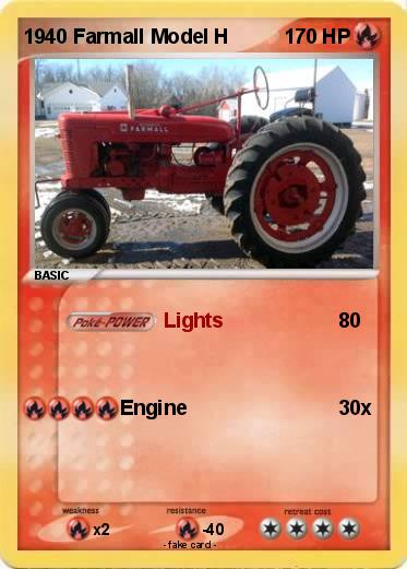 Pokemon 1940 Farmall Model H