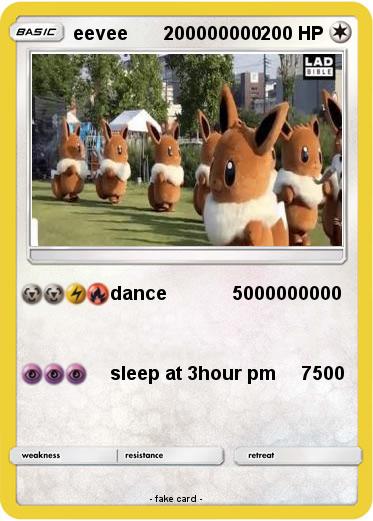 Pokemon eevee       200000000