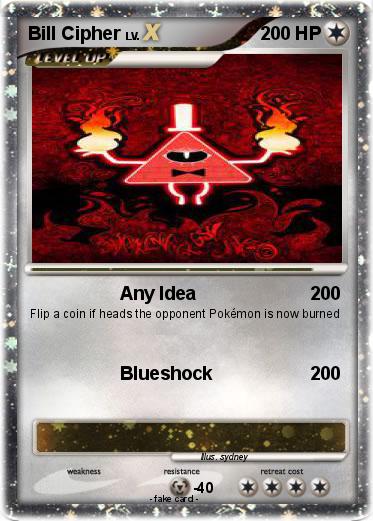 Pokemon Bill Cipher