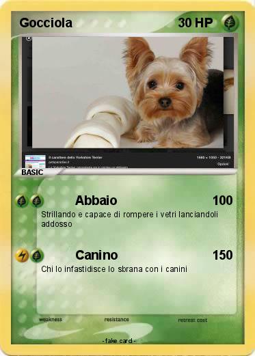 Pokemon Gocciola