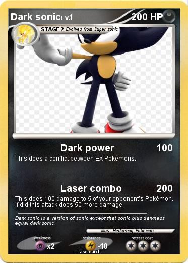 Pokemon Dark sonic