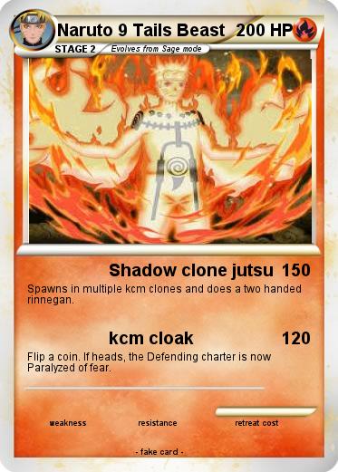 Pokemon Naruto 9 Tails Beast