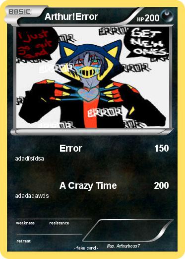Pokemon Arthur!Error