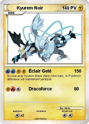 Pokemon Kyurem Noir