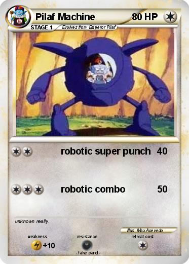 Pokemon Pilaf Machine