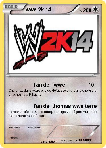 Pokemon wwe 2k 14