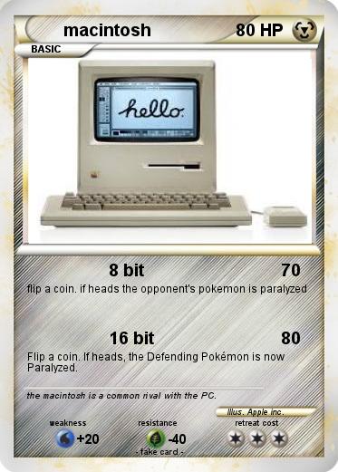 Pokemon macintosh