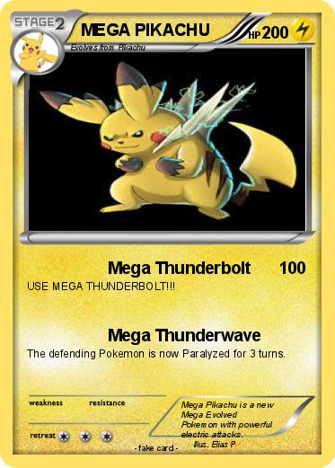 Pokemon MEGA PIKACHU