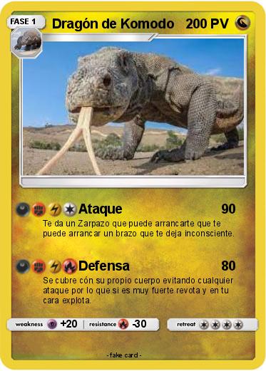 Pokemon Dragón de Komodo