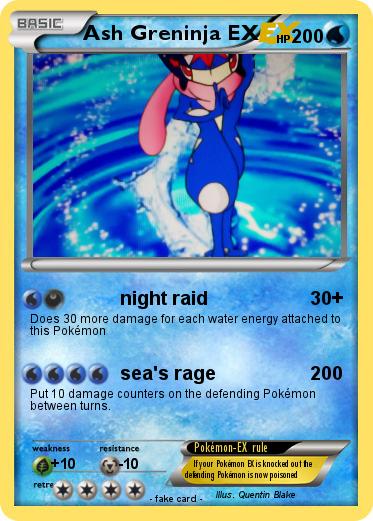 Pokemon Ash Greninja EX