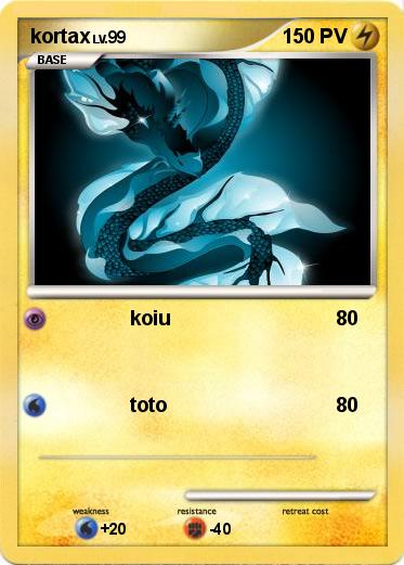 Pokemon kortax