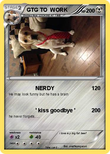 Pokemon GTG TO  WORK