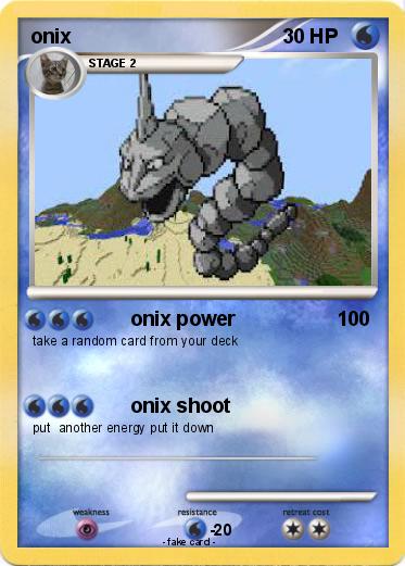 Pokemon onix