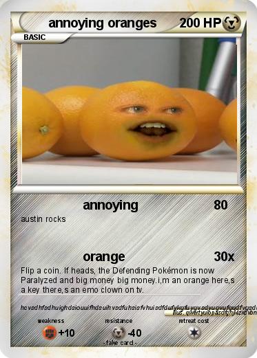 Pokemon annoying oranges