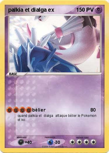 Pokemon palkia et dialga ex
