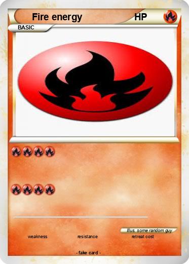 Pokemon Fire energy