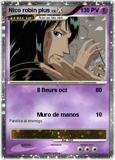 Pokemon Nico robin plus