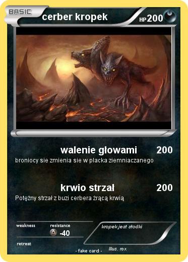 Pokemon cerber kropek