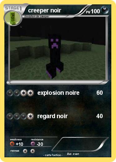 Pokemon creeper noir