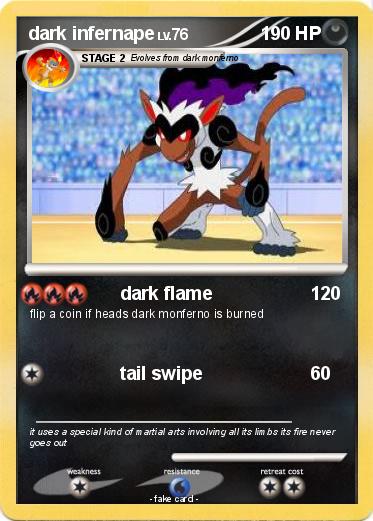 Pokemon dark infernape
